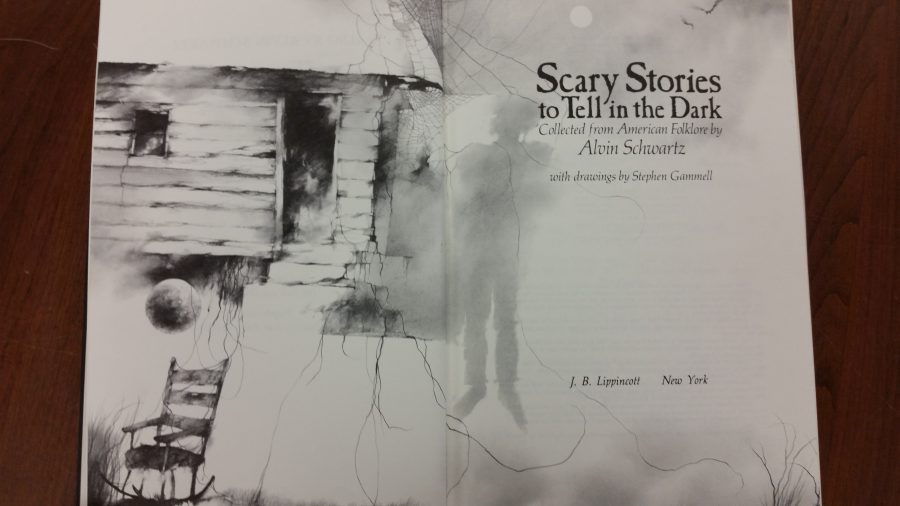 Title page for "Scary Stories to Tell in the Dark."