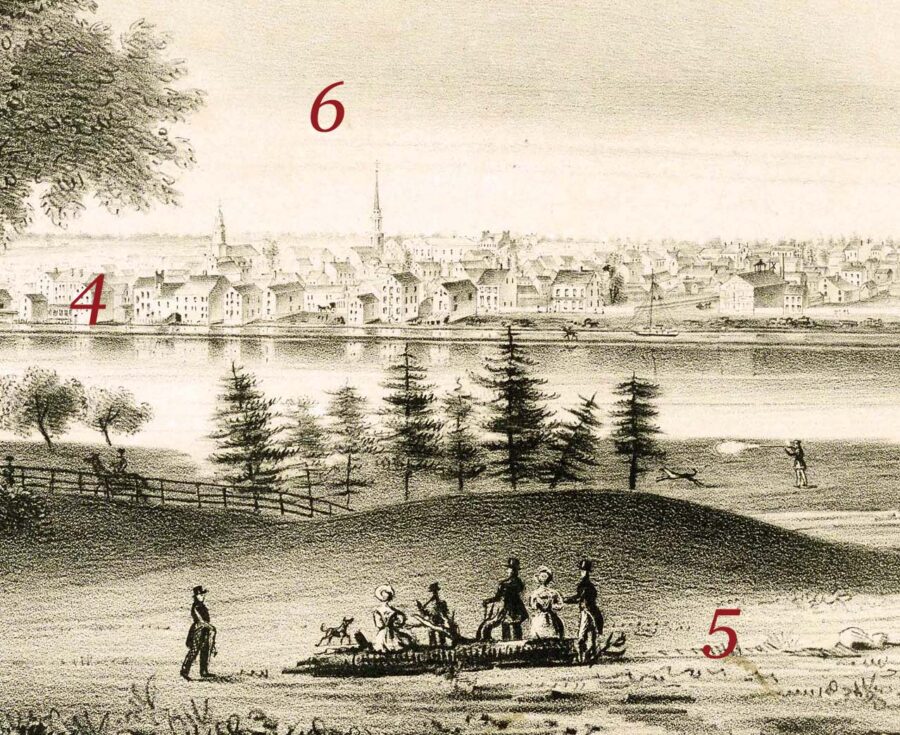 Admiring the New Brunswick view in 1838 What Exit?